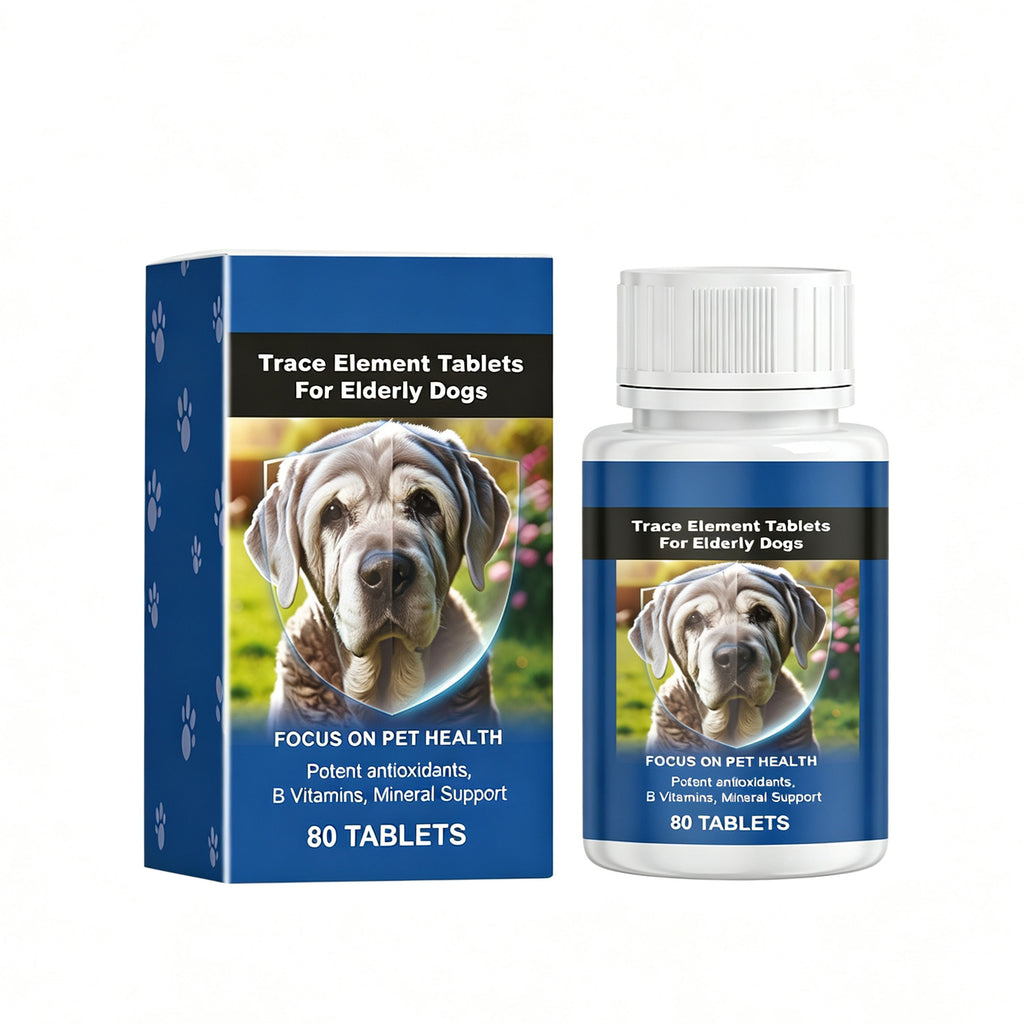 Trace Element Tablets for Senior Dogs Multimineral Supplement for Aging Canines