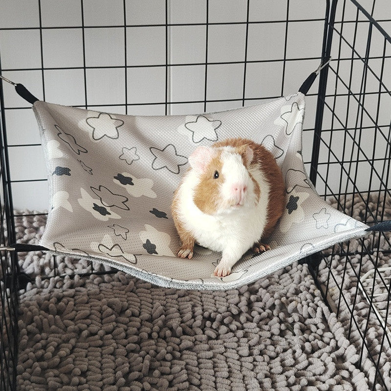 Breathable Ice-Silk Single-Layer Hammock for Small Animals