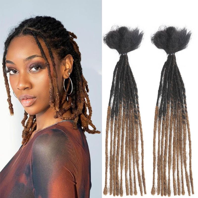 Dreadlocks cheveux humains Dreadlocks africains à la main