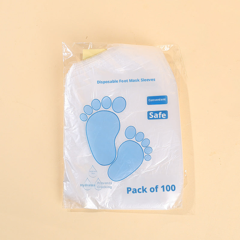 Couverture de film de pied en plastique jetable-100 pièces