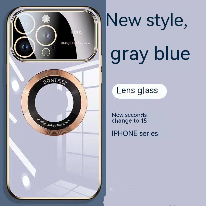 Apple 14 Case de téléphone Secondes à 15 grandes fenêtres Porcelaine cuite sans logo Suct magnétique