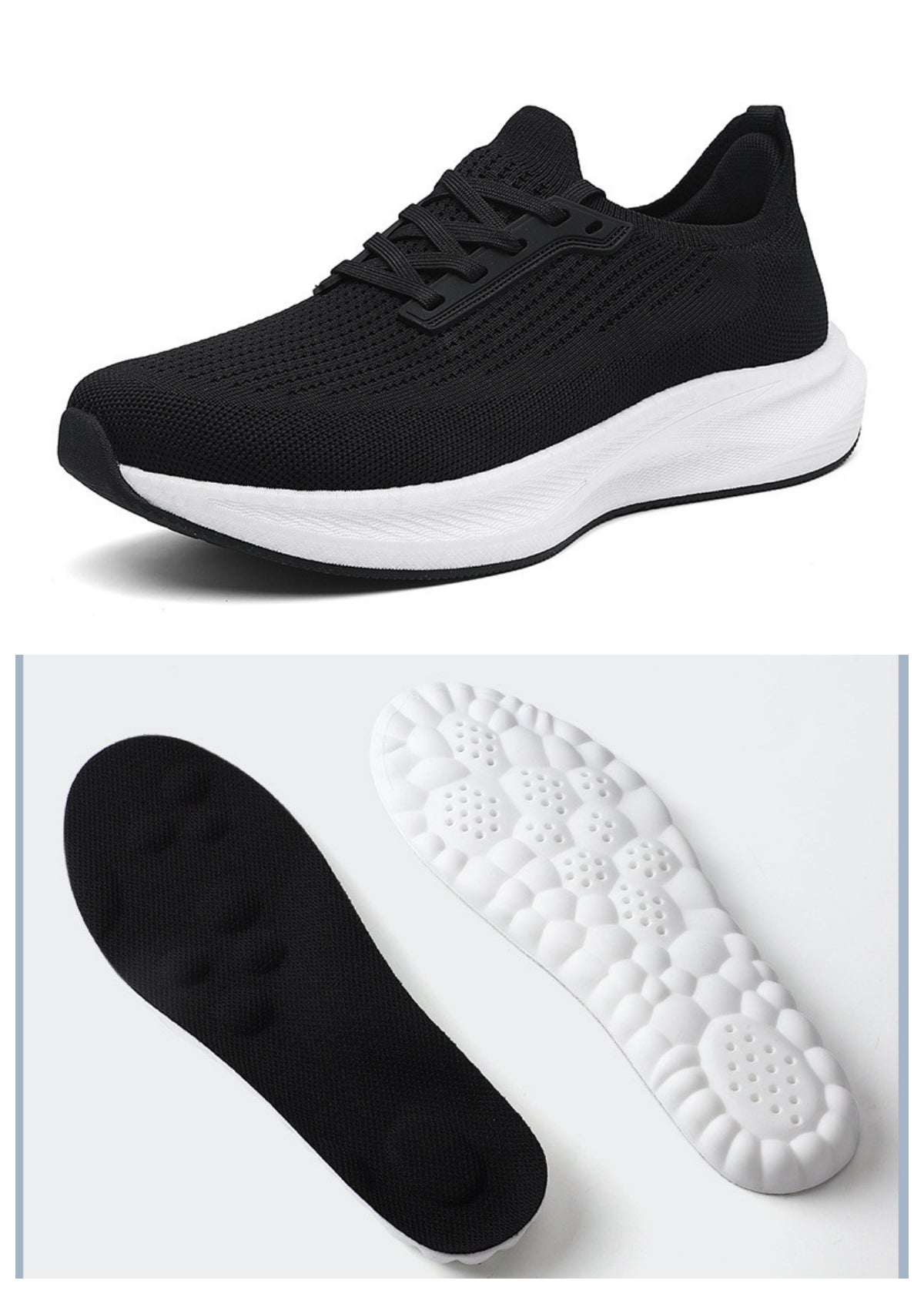 Hommes Mesh large orteil mode Casual Chaussures de course en plein air
