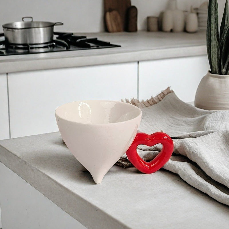 Mug en céramique Coupe à dîner conique