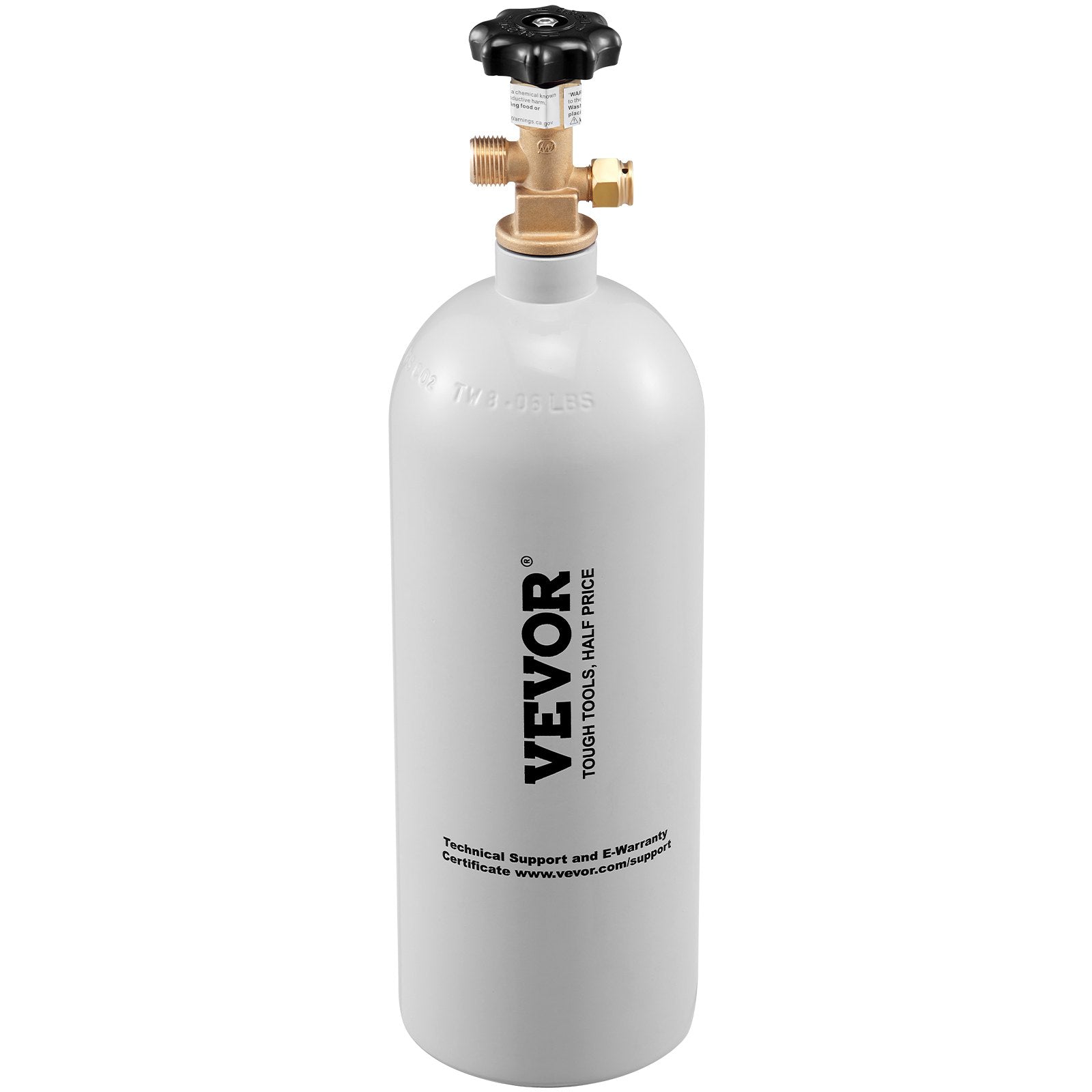 Cylindre à gaz d'aluminium VEVOR 5 Lbs