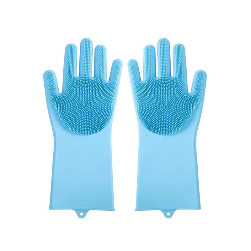 Gants de bain portatifs pour animaux domestiques anti-rayure et anti-Bite