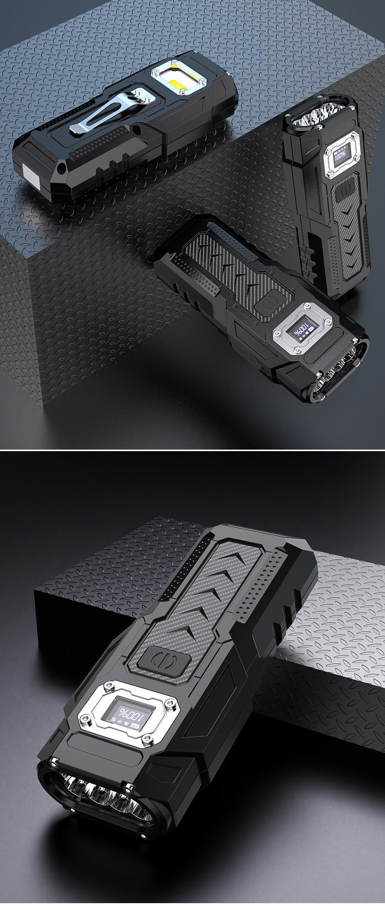 Lampe de poche LED rechargeable