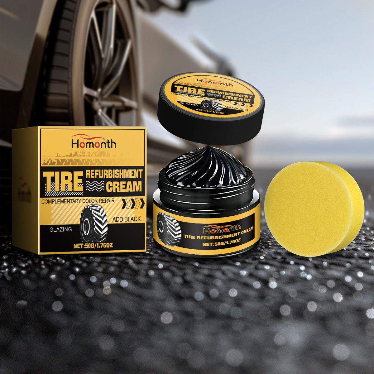HOMONTH Kit de collage pour l'entretien des pneus automobiles