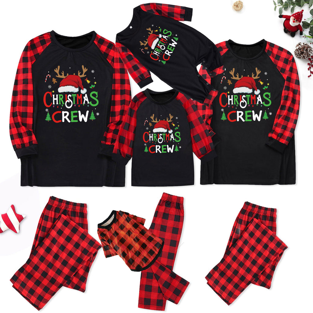 European and American Christmas Parent-child Homewear Vêtements Pajamas Suit