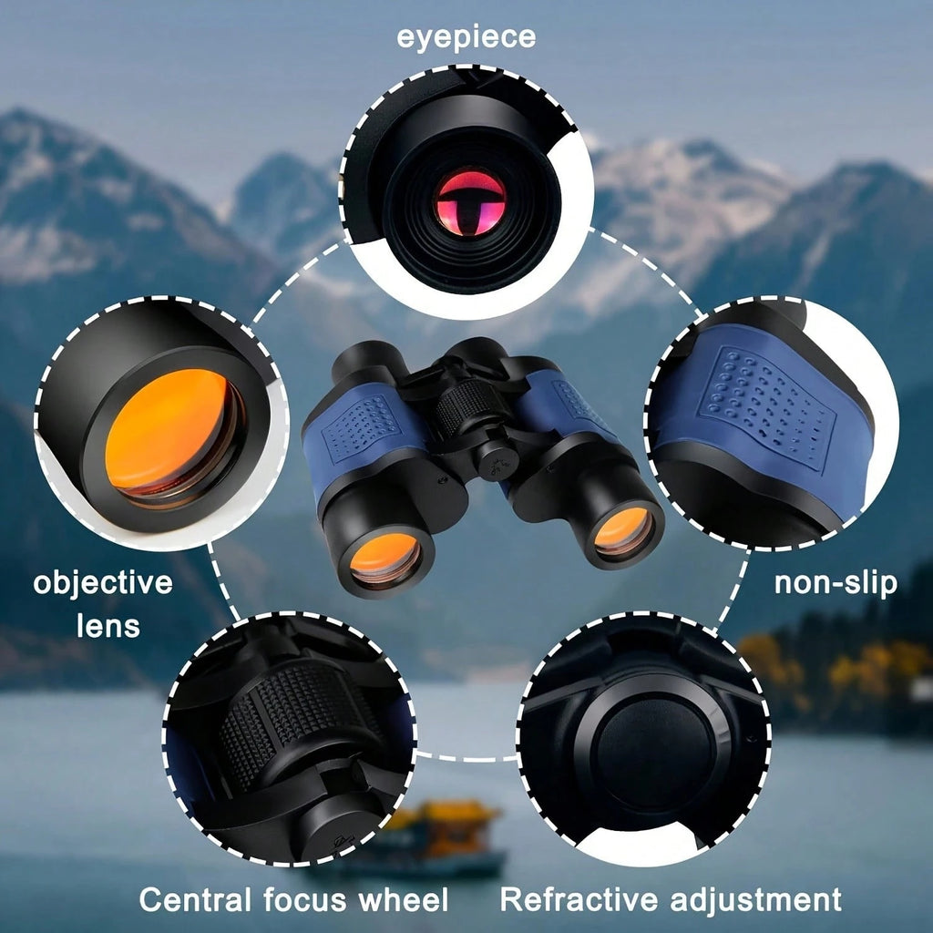 1PC 60x60 Binoculars with Night Vision