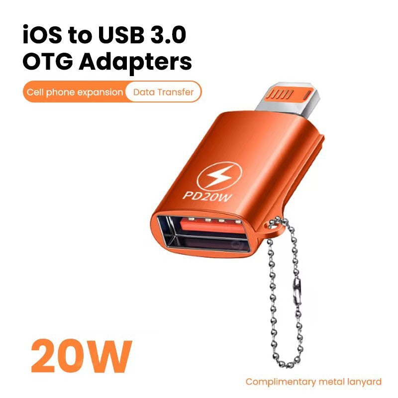Adaptateur OTG d'extension de lecteur USB de téléphone mobile