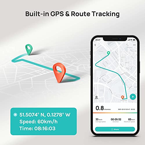 70mai A500S-1 2.7K 1944P HD WiFi intégré GPS Smart Dash Cam