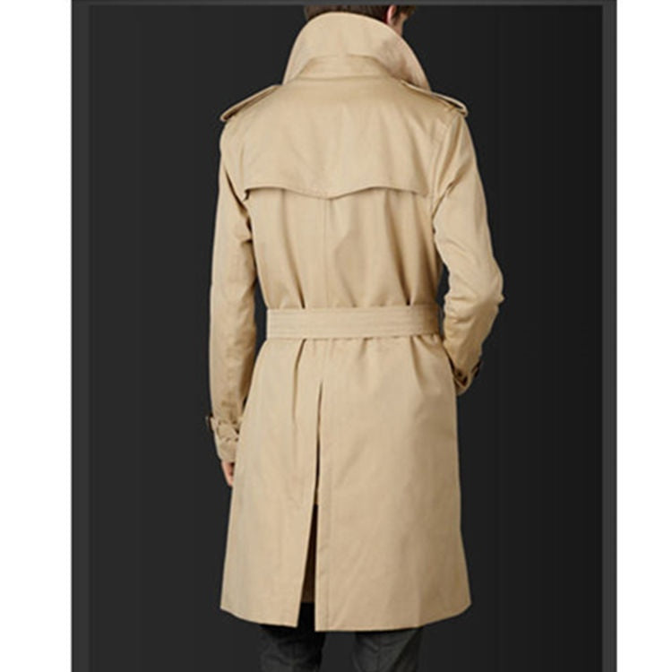 Manteau long à manches simples et élégant de taille Plus