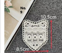 Broderie 1 pièce de patch-lace de taille élargie