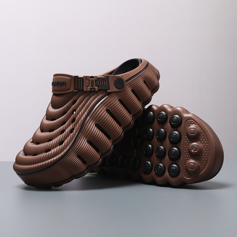 Été Sandales de plage à bout fermé pour l'usure extérieure