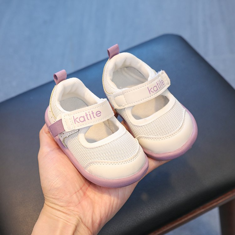Sandales d'orteils fermés pour bébé anti-kick d'été