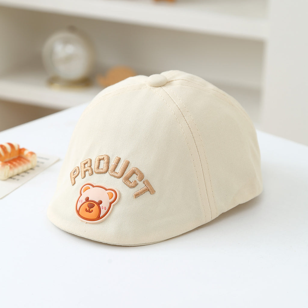 Tableau de dessin de bébé dété tête d'ours modement mignon Style Fedora Cap adapté pour le quotidien S