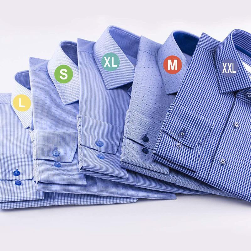 500 feuilles Roll Color Clothing S M L XL Taille Chapeau Sticker taille Sticker