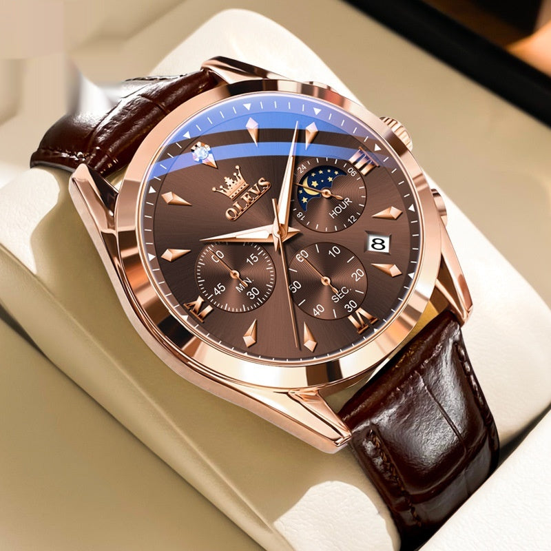 Montre de mode multifonctionnelle pour les hommes