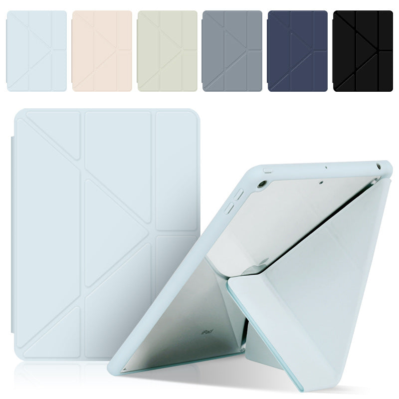 Acrylique Y Déformation de pliage Couverture de protection stylo fente cas souple en cuir