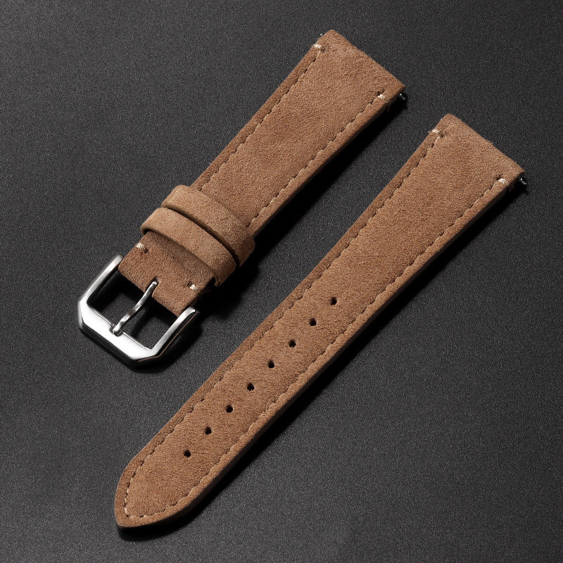 Bande de montres en cuir Suede