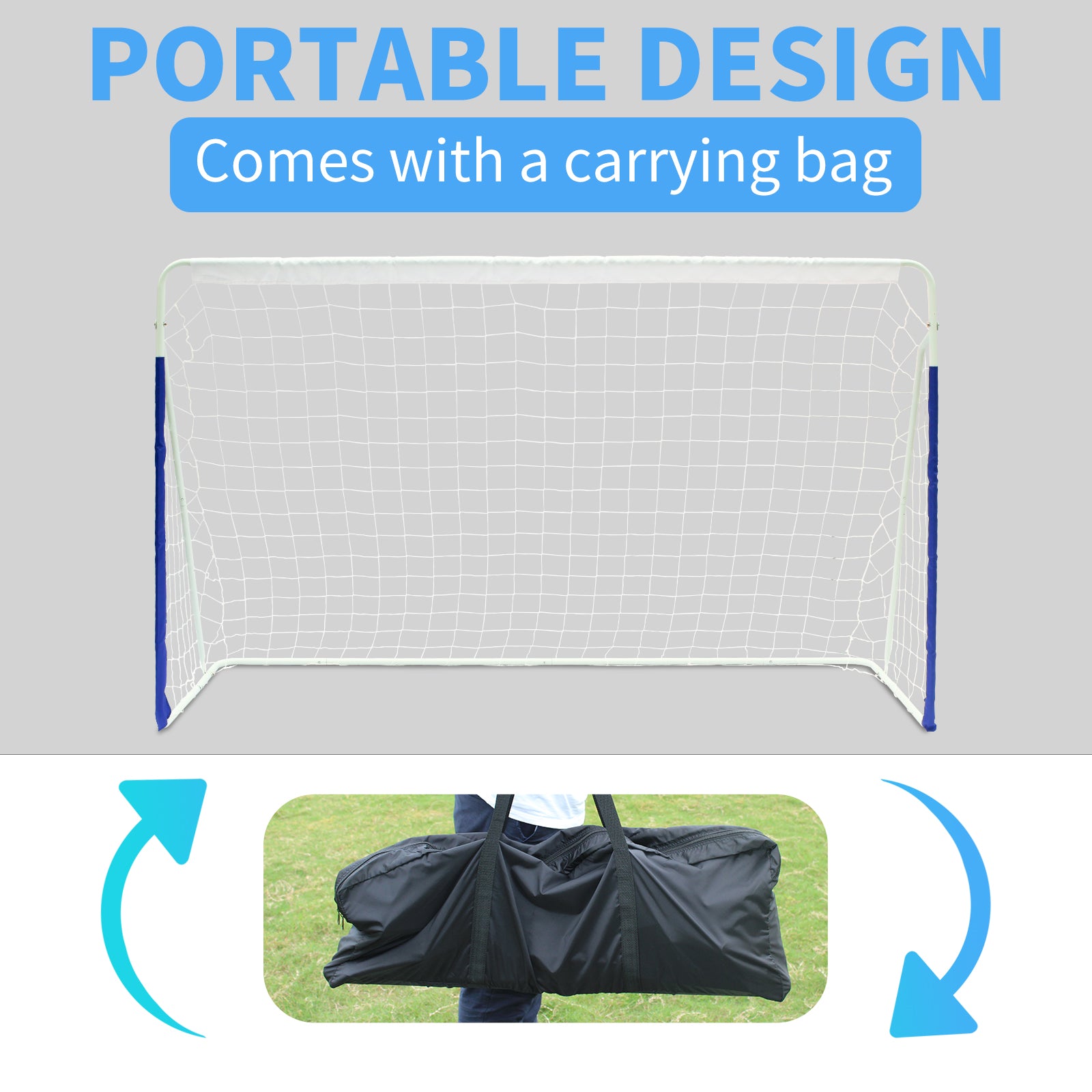 Objectif de soccer de 8x5 ft pour le jardin