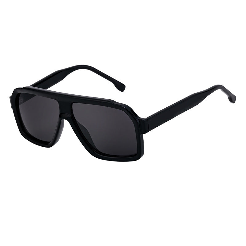 Lunettes de soleil européennes et américaines de style carré pour hommes