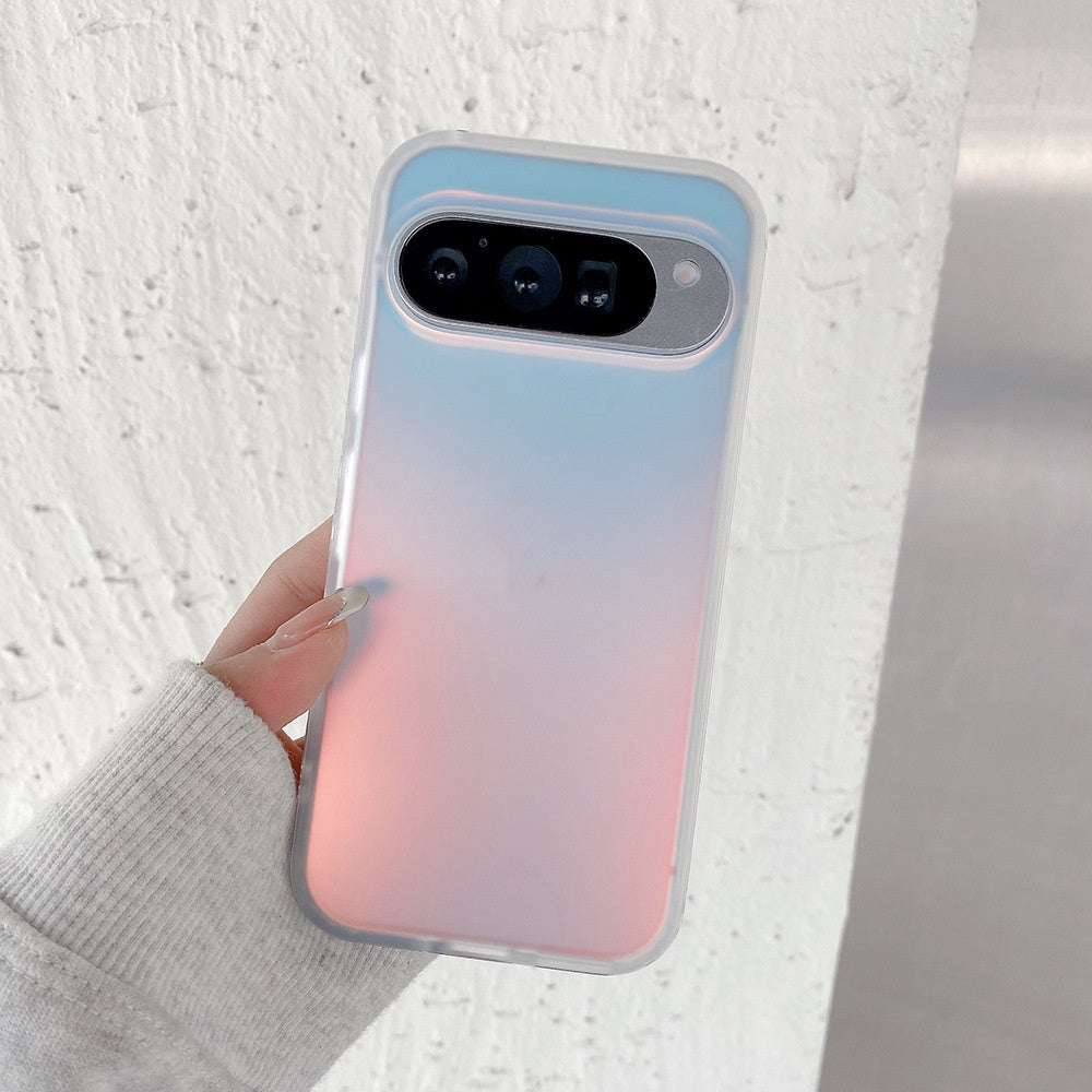 Cas de téléphone magnétique gelé Laser couleur changement de couleur