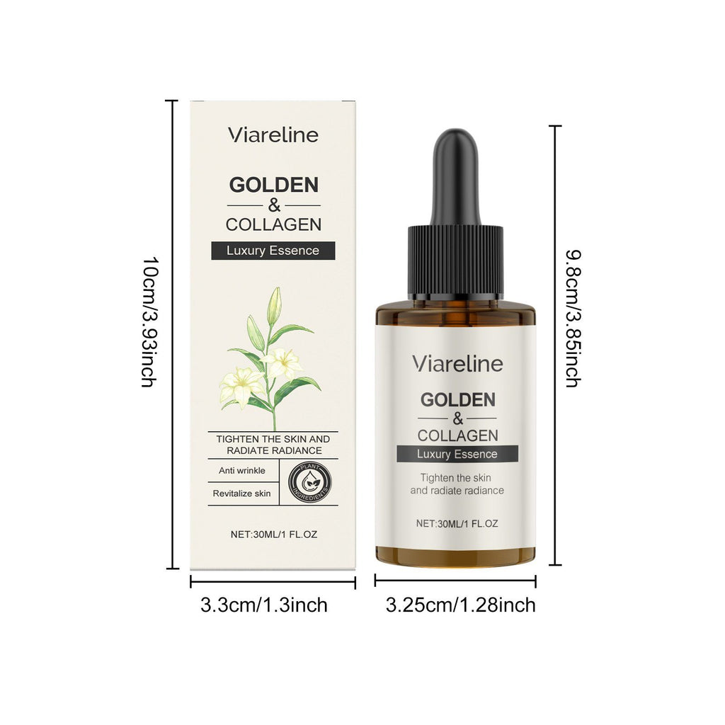 Sérum d'humidité du visage de collagène doré VIARELINE