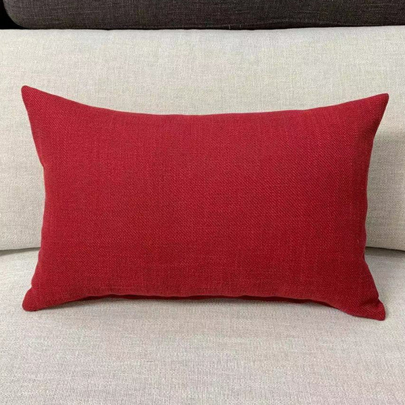 Coussin pour oreillers de bureau en couleur unie