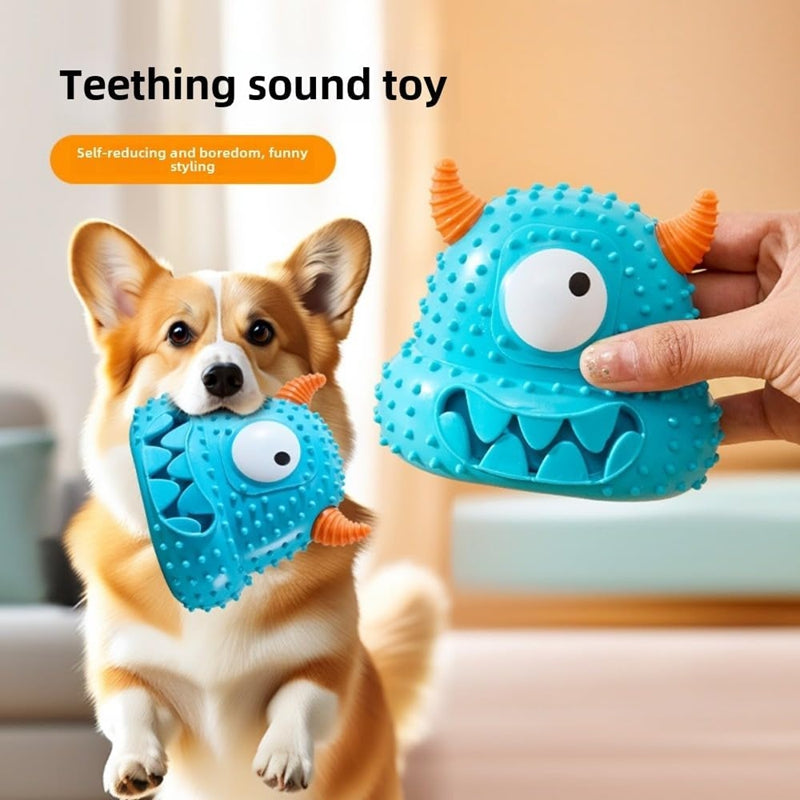Interactive Dog Toy Play Toy Little Series Monster Vocal Dog Toys are Bite-Resistant
