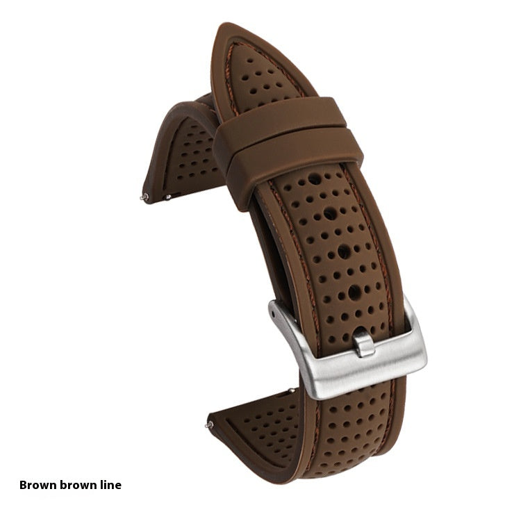 Convient pour la bande de montres avec la sangle de silicone de ligne