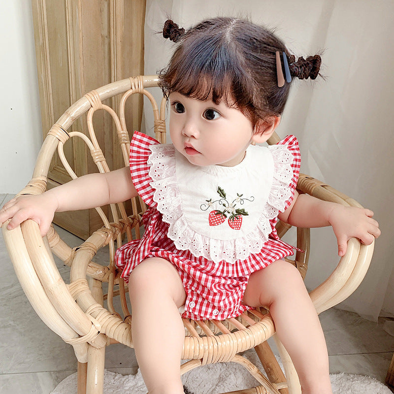 Bébé Bébé Vêtements Une pièce Romper Bodysuit Coton Onesie 9671 Pure Coton