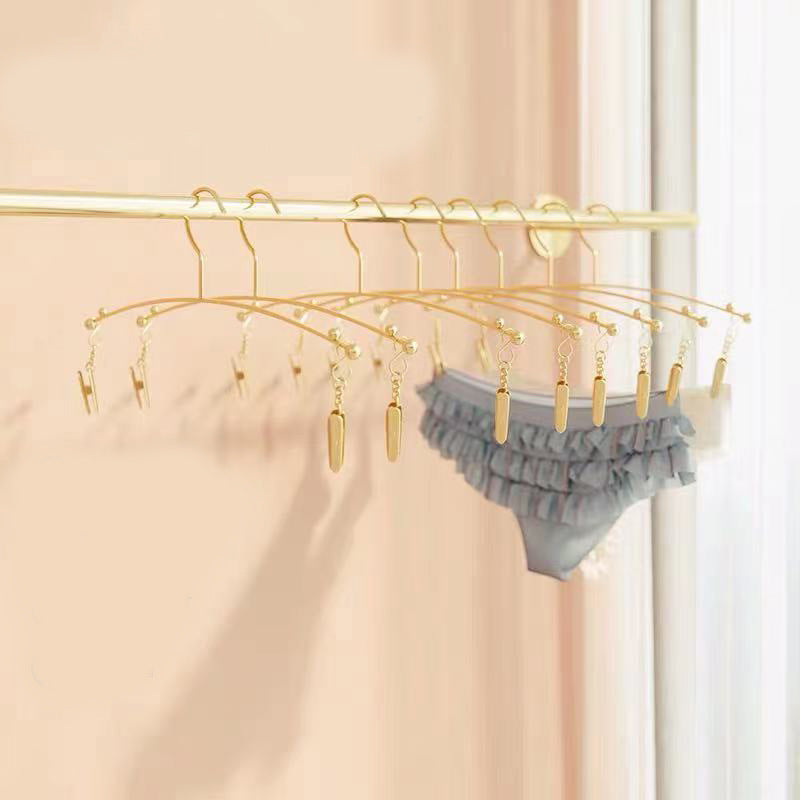 Sous-vêtements de séchage Hanger avec Clip Home Non-dérapant sans couture Soutien-gorge dédié Crochet