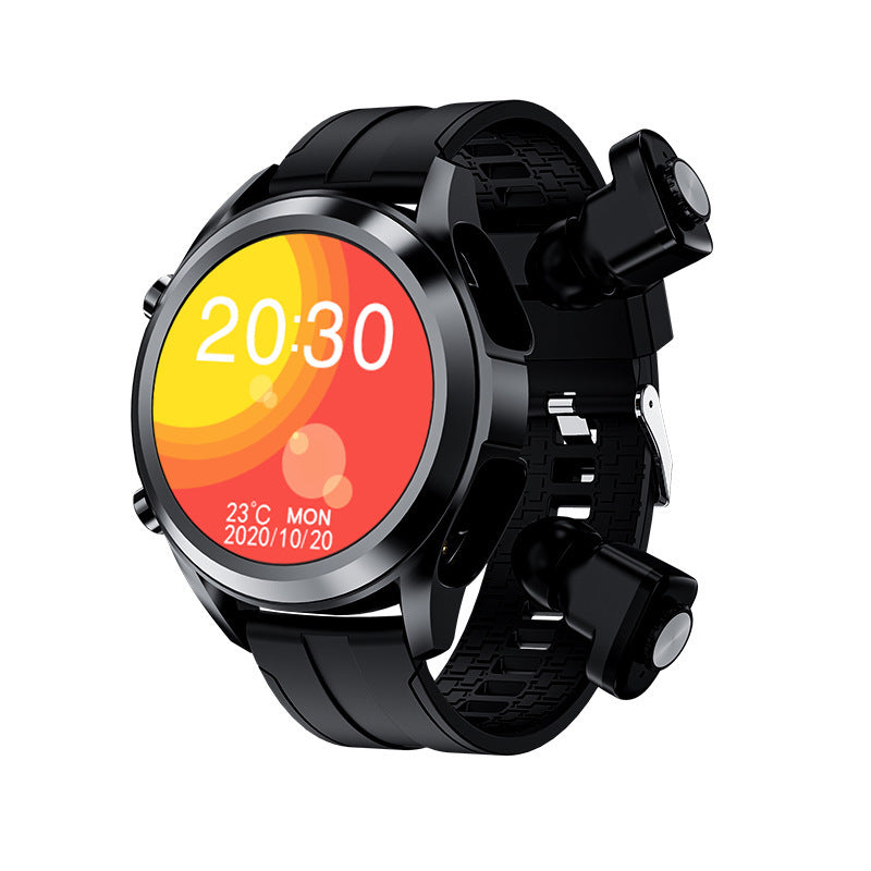 Casque Bluetooth homme Combo fréquence cardiaque Pression artérielle Sports Technologie Smart Watch