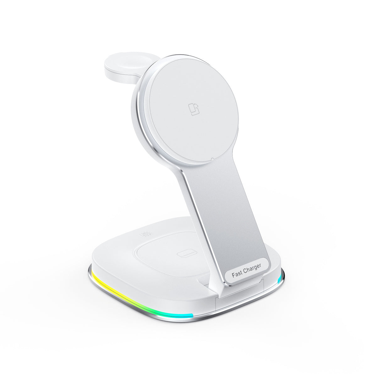 15W Three-in-One Wireless Charging Stand for Electric Devices