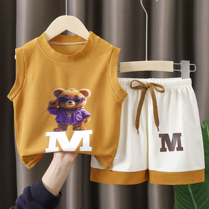 Vêtements de sport à manches courtes pour enfants