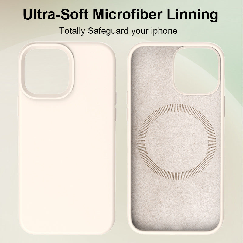 Business Magnetic Silicone Simple Phone Case