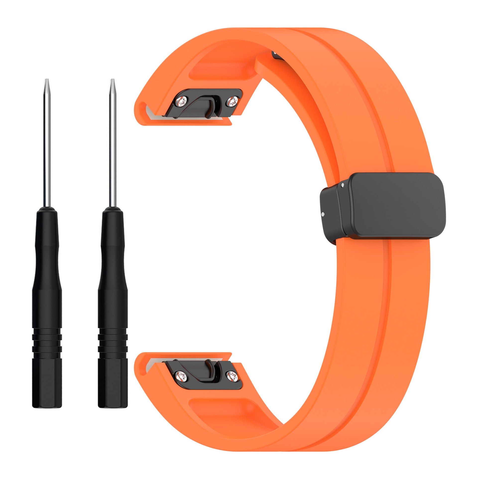 Bracelet en silicone à libération rapide