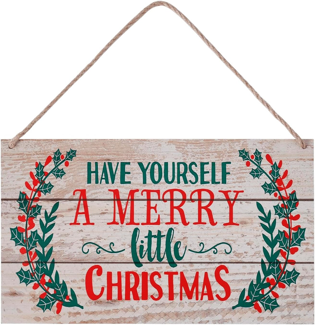Panneau suspendu de porte de Noël 11,8x7.1in