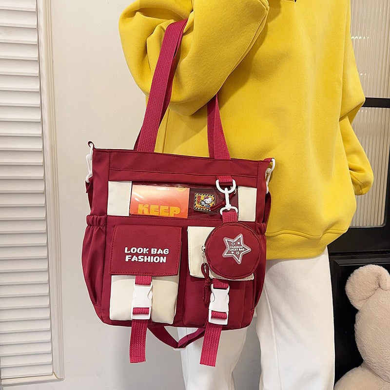 Ensemble de sac à dos en deux pièces à compartiments multiples