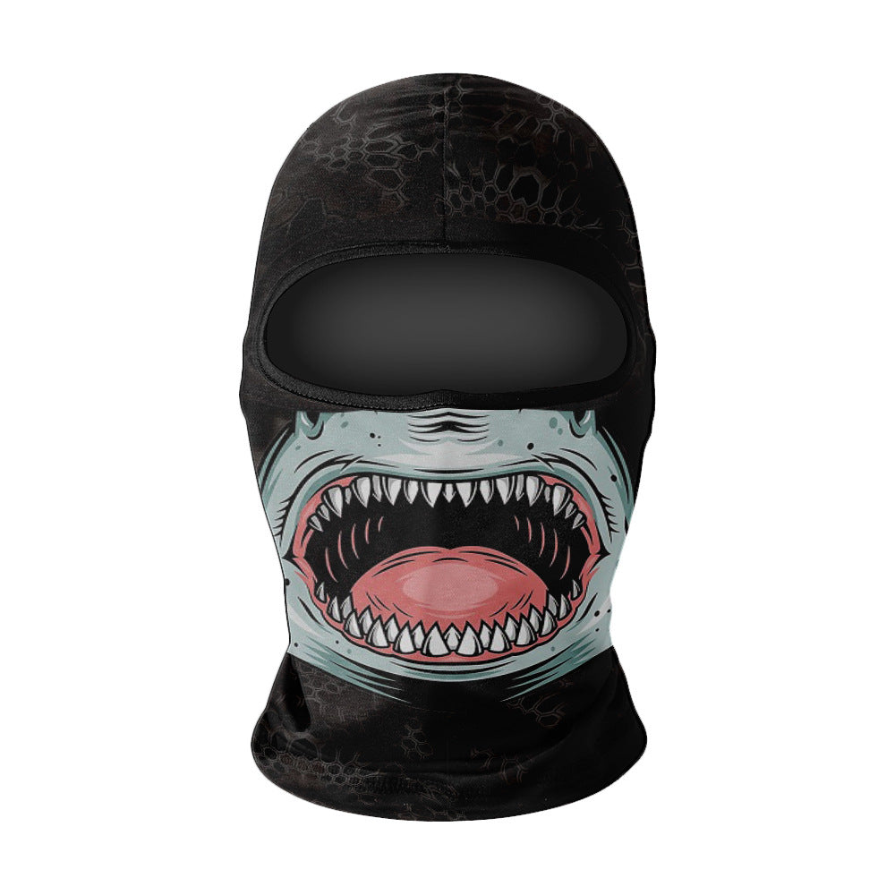 Summer Breathable Full Face Outdoor Protection solaire Séchage rapide Ice Silk Headgear