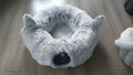 Lit de chat en peluche
