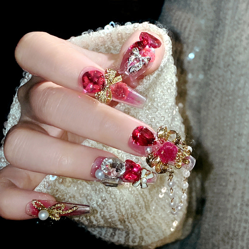 Patch de faux ongles chinois de Bow fini