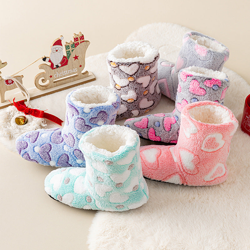 Chaussures de plancher en peluche