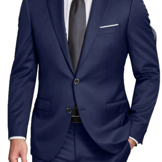 Veste de soirée Slim-fit de couleur unie