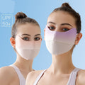Masque de visage protecteur de la soie de glace pour femmes