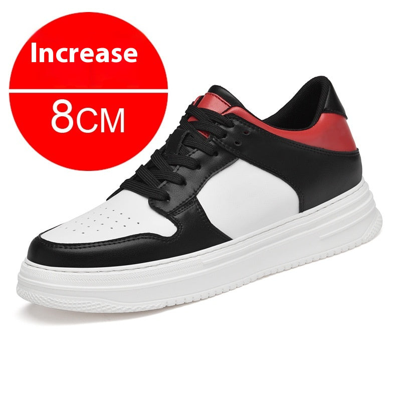 Été Invisible Hauteur Augmentation Chaussures Homme 8cm Respirant Platform Sports