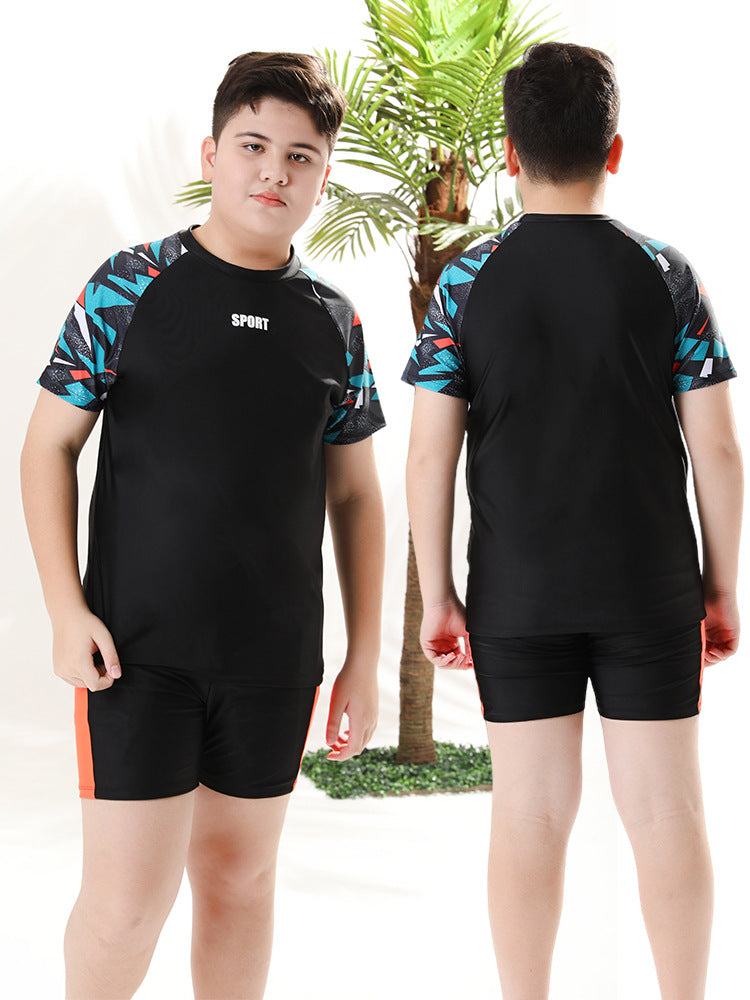 Maillots de bain pour enfants Trunks de bain pour garçons Modèle Maillots de bain pour enfants pour enfants plus âgés Deux-Pi