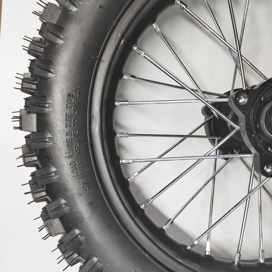 90 -14 roue arrière de moto roue arrière en acier Roue arrière hors route pour 14 moto