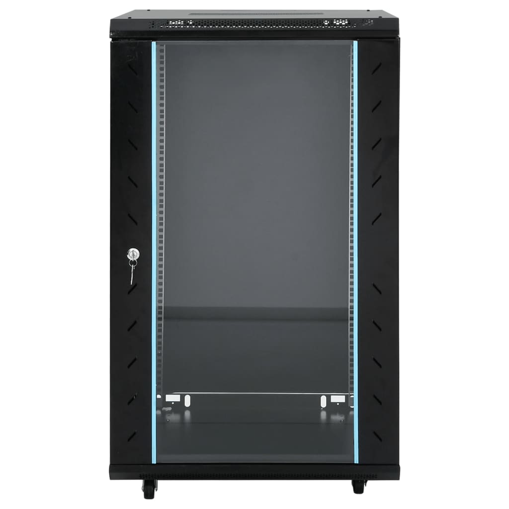 18U Cabinet réseau sur roues 19" IP20 60x
